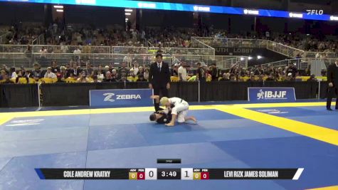 Levi Rizk James Soliman vs Cole Andrew Kratky 2025 Pan Kids Jiu-Jitsu IBJJF Championship