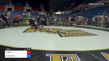 100 lbs Round Of 32 - Alexis Miller, Oklahoma vs Brianna Gonzalez, California