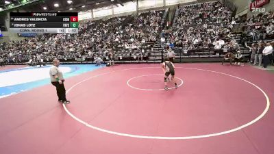 4A 144 lbs Cons. Round 1 - Andres Valencia, Cedar vs Jonas Lotz, Payson