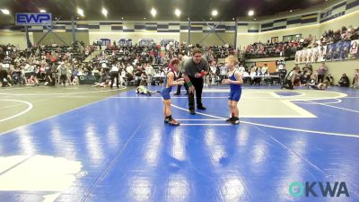 45 lbs Round Of 32 - Ronan Heinrich, Piedmont vs Ella Weldon, Noble Takedown Club