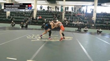 160 lbs 1st Place Match - Taylor Graveman, North Central College vs Noelle Gaffney, Grand Valley State
