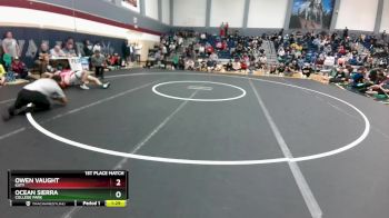 138 lbs 1st Place Match - Owen Vaught, Katy vs Ocean Sierra, College Park