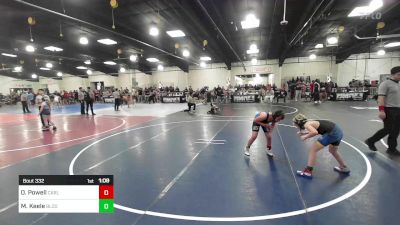 100 lbs Rr Rnd 3 - Owen Powell, Carlsbad Combat WC vs Maximus Keele, Bloomfield Wildcats