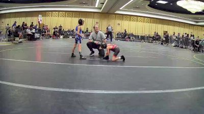 50 lbs Round Of 16 - Cannon Cunningham, Reign WC vs Benjamin Bortolussi, Apex - Michigan