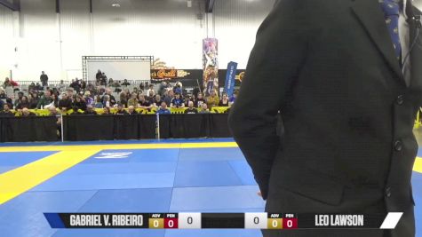 Leo Lawson vs Gabriel V. Ribeiro 2024 World IBJJF Jiu-Jitsu No-Gi Championship