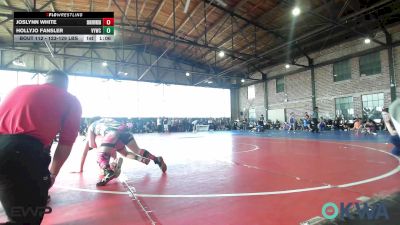 123-129 lbs Rr Rnd 2 - Joslynn White, Skiatook Youth Wrestling vs HollyJo Fansler, Verdigris Youth Wrestling