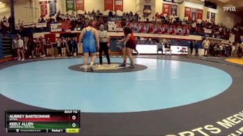 235 lbs Champ. Round 1 - Keely Allen, Greenfield Central vs Aubrey Bartkowiak, Attica