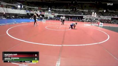 132 lbs Quarters & Wb (16 Team) - Mustafa Safi, Deep Run vs Gavin Johnson, Battlefield