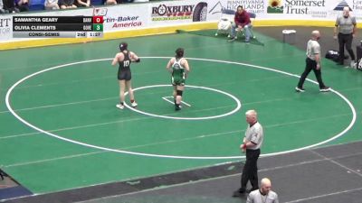 164 lbs Consolation - Samantha Geary, Danville vs Olivia Clements, Governor Mifflin