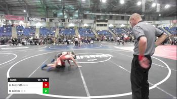 132 lbs Round Of 16 - Kade McGrath, Bear Cave WC vs Brayden Collins, RC Westside