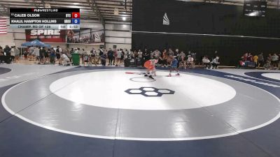 74 kg Champ. Rd Of 128 - Caleb Olson, Burg Training Center vs Khalil Hampton Hollins, GroundGainersRTC