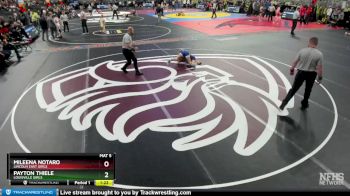 Semifinal - Mileena Notaro, Lincoln East Girls vs Payton Thiele, Louisville Girls