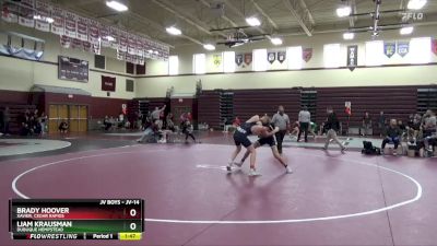 JV-14 lbs 3rd Place Match - Brady Hoover, Xavier, Cedar Rapids vs Liam Krausman, Dubuque Hempstead