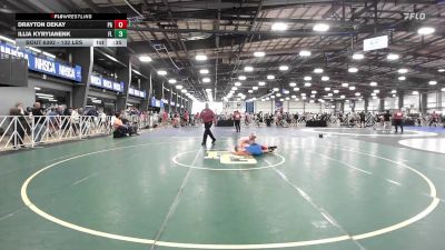 132 lbs Consi Of 32 #2 - Drayton DeKay, PA vs Illia Kyryianenk, FL