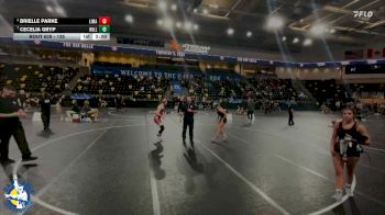 135 lbs Quarterfinal - Cecelia Gryp, Williamsburg vs Brielle Parke, Linn-Mar