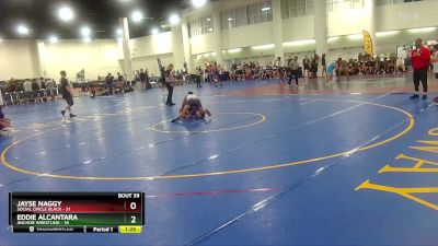 165 lbs Round 8 (10 Team) - Jayse Naggy, Social Circle Black vs Eddie Alcantara, Anchor Wrestling