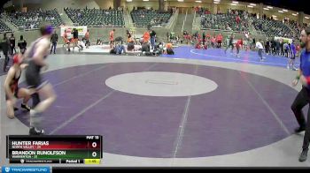 162 lbs Round 3 (4 Team) - Hunter Farias, North Valley vs Brandon Runolfson, Warrenton