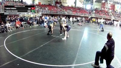 140 lbs Cons. Round 3 - Kevin Wilson, Nebraska Elite Wrestling Club vs Beau Vrbka, Double Dog Wrestling