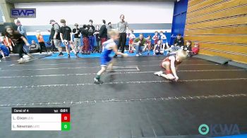 37 lbs Consi Of 4 - Lochlan Dixon, Lexington Wrestling Club vs Leland Newman, Little Axe Takedown Club