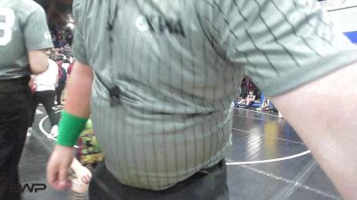 49 lbs Quarterfinal - Samuel Lawrence, Team Tulsa Wrestling Club vs Carter Trammel, Tahlequah Wrestling Club