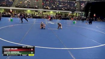 55 lbs Cons. Round 2 - Huxtin Anderson, Berge Elite Wrestling Academy vs Tucker Oellien, Nowthen