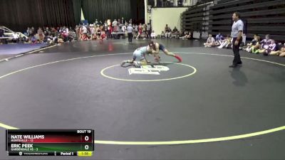 150 lbs Round 5 (10 Team) - Nate Williams, Huntsville vs Eric Peek, Gardendale Hs