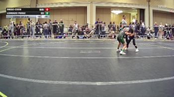 50 lbs Consi Of 8 #1 - Diego Coor, Manu Wr Ac vs Lorenzo Perez, Rising Sun WC