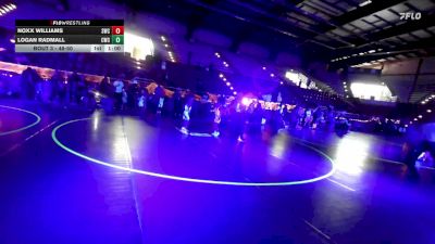 48-50 lbs Round 1 - Noxx Williams, Shootbox Wrestling Club vs Logan Radmall, Champions Wrestling Club