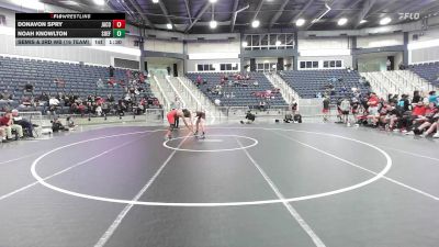132 lbs Semis & 3rd Wb (16 Team) - Donavon Spry, Jackson County vs Noah Knowlton, South Effingham