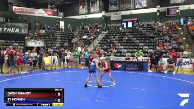 56 lbs Quarterfinal - Owen Tannery, SC vs Ty McMath, FL