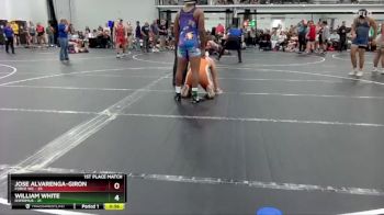 175 lbs Placement (4 Team) - Jose Alvarenga-Giron, Force WC vs William White, D3Primus
