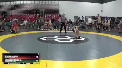 70 lbs Round 3 (8 Team) - Korbin Kiessling, Team Revival vs John Cambra, Steller Trained