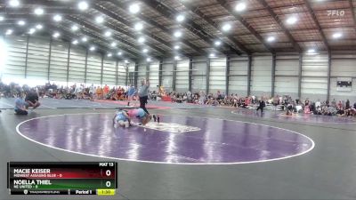 106 lbs Semis & 1st Wrestleback (8 Team) - Julie Tice, Midwest Assasins Blue vs La`Raya Veazy, The Fort Lady Hammers