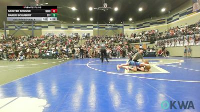 73 lbs Quarterfinal - Sawyer Shouse, Morrison Takedown Club vs Baker Schubert, Chandler Takedown Club