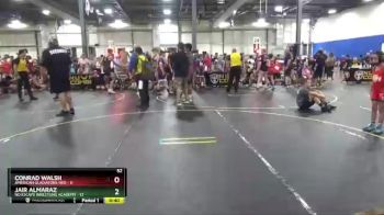 52 lbs Round 2 (6 Team) - Jair Almaraz, No Escape Wrestling Academy vs Conrad Walsh, American Gladiators-Red