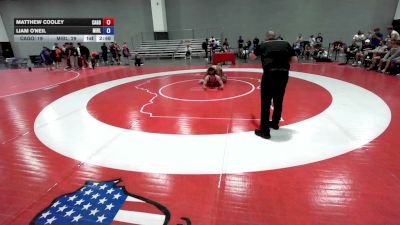 285 lbs Matthew Cooley, California Gold vs Liam O'Neil, Team Michigan Blue