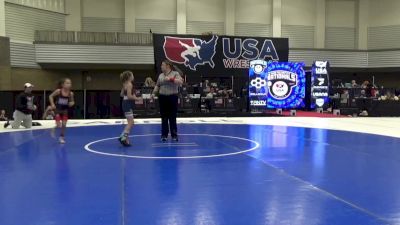 10U Girls - 57 lbs Semis - Madison Vigil, Pomona Wrestling Club Colorado vs Brielle Shannon, Florida