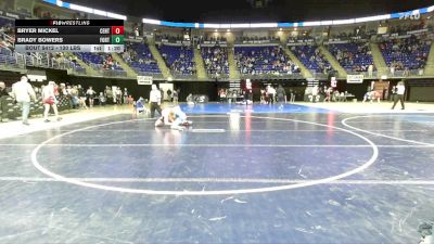 130 lbs Consy 2 - Bryer Mickel, Central Martinsburg vs Brady Bowers, Fort LeBoeuf