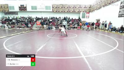 175 lbs Consi Of 4 - Willer Rossow, Oliver Ames vs Tucker Burke, Hingham