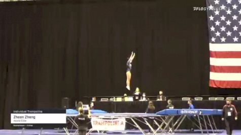 Zheen Zheng - Individual Trampoline, World Elite - 2021 USA Gymnastics Championships
