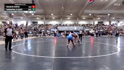 Girls 235 lbs Quarterfinal - Madelin Zunun, Cleveland High School vs Samantha O`leary, Summit High School