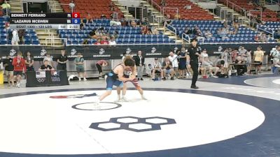 120 lbs Champ. Rd Of 32 - Bennett Ferraro, Pennsylvania vs Lazarus McEwen, Washington