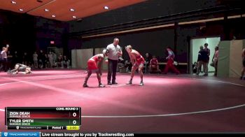 132 lbs Cons. Round 3 - Tyler Smith, Dubuque Senior vs Zion Deah, Dubuque Senior