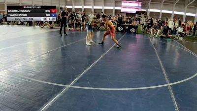 132 lbs Cons. Round 3 - Gabriel Rosado, Nevada vs Jaxon Ziehn, California