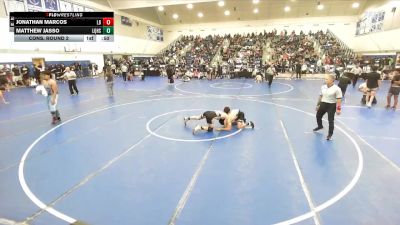 138 lbs Cons. Round 2 - Matthew Jasso, La Quinta High School vs Jonathan Marcos, Long Beach
