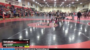 80 lbs Cons. Semi - Elias Nielsen, Summit Wrestling Academy vs Cale Dauber, Ottawa Wolfpack