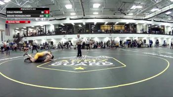 174 Freshman/Soph 3rd Place Match - Cole Porter, Baldwin Wallace vs Drake Rorabacher, Adrian