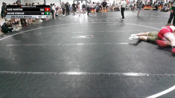 190 lbs 3rd Place Match - Jacob Stroud, Mighty Warriors vs Kaid Horton, South GA Wrestling Academy
