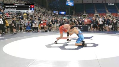 144 lbs Champ. Rd Of 256 - Cash Hatfield, IA vs Blake Cancel, OH