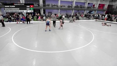 JR GIRLS HARDLUCK - 154.2-169 Champ. Round 2 - Sadie Tilden, Franklin Central Wrestling Club vs Natalie Edmisson, Nixa High School Wrestling